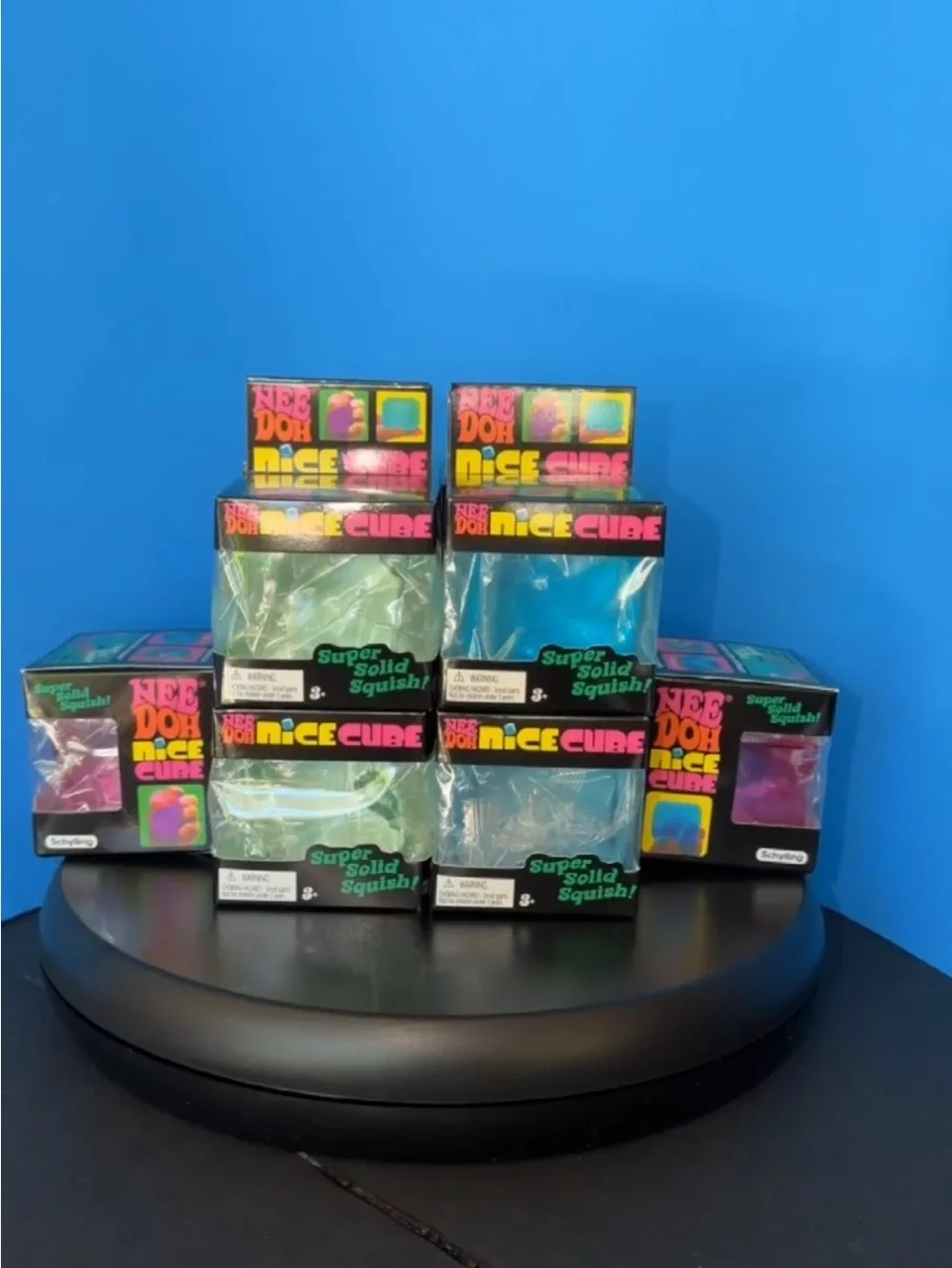 NeeDoh Nice Cube Super Solid Squish - Pink